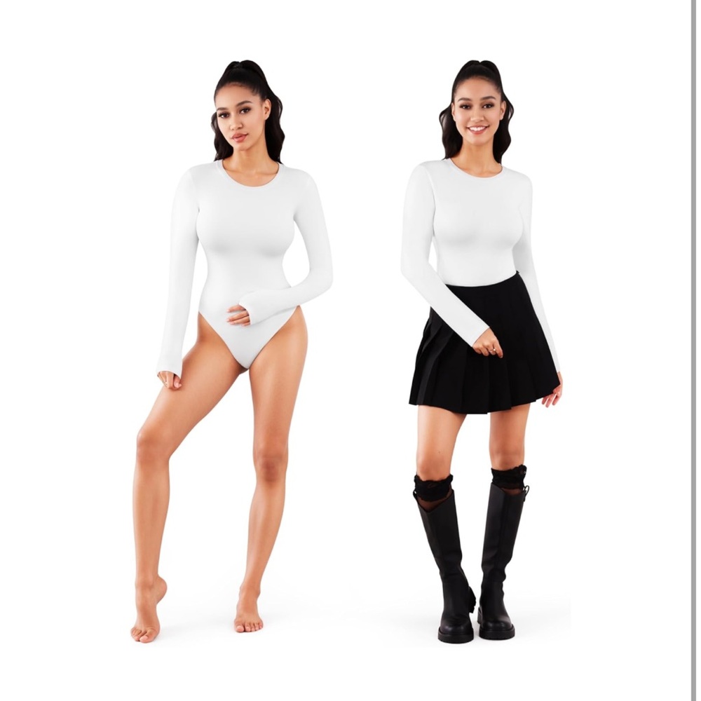 NWT Women's Crew Neck Short Sleeve Bodysuit Size XXL